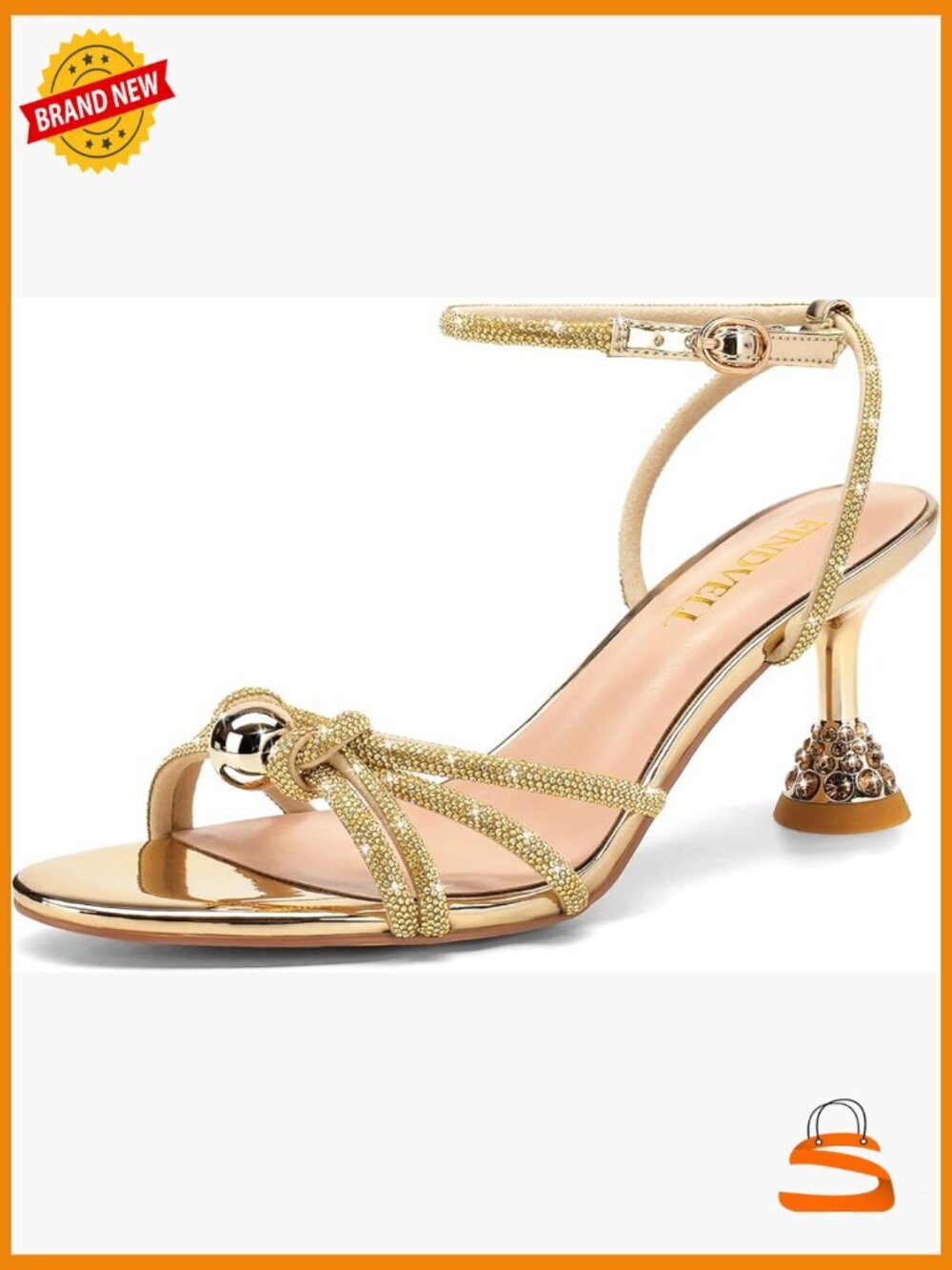 Kitten Heels Rhinestone Pearl Strappy Sandals Wedding Party Dress Shoes
